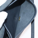 Coach Shoulder Bag Leather Black Gold Auth 176214A-22
