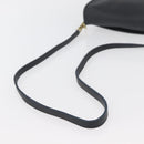 Coach Shoulder Bag Leather Black Gold Auth 176214A-7