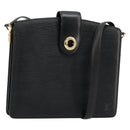 LOUIS VUITTON Epi Capuchin Shoulder Bag Black M52342 LV Auth 176221-1