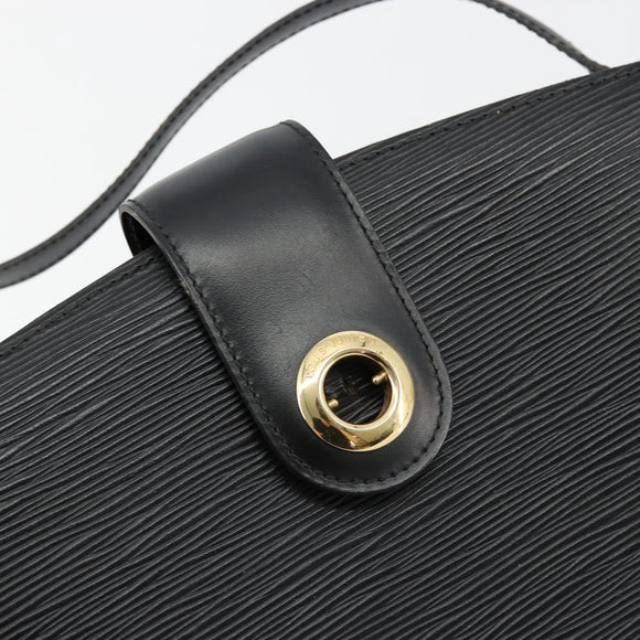 LOUIS VUITTON Epi Capuchin Shoulder Bag Black M52342 LV Auth 176221