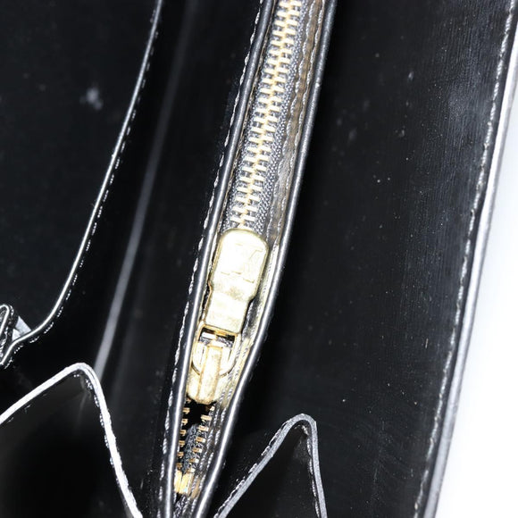 LOUIS VUITTON Epi Capuchin Shoulder Bag Black M52342 LV Auth 176221