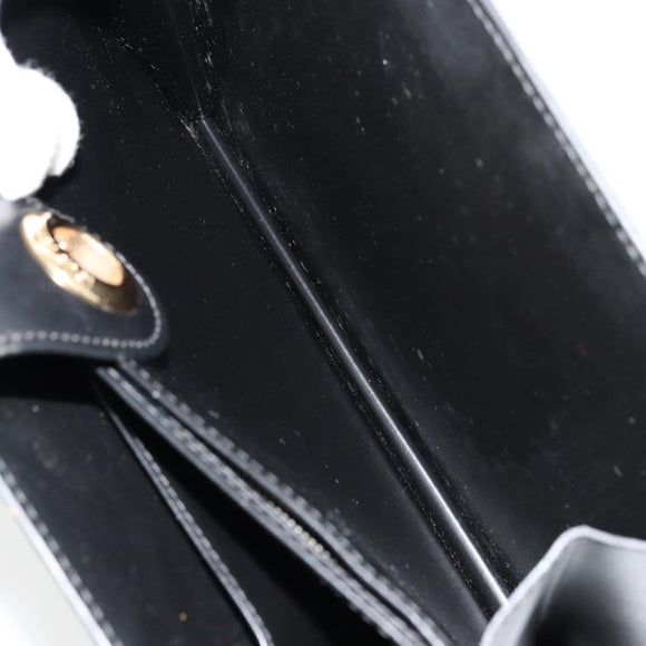 LOUIS VUITTON Epi Capuchin Shoulder Bag Black M52342 LV Auth 176221