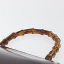 GUCCI Bamboo Hand Bag patent Bordeaux Gold 000 4781 0295 Auth 176222-14