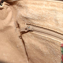 GUCCI GG Supreme Web Sherry Line Bag PVC Beige Gold 89 02 032 Auth 176224-22