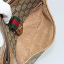 GUCCI GG Supreme Web Sherry Line Bag PVC Beige Gold 89 02 032 Auth 176224-11
