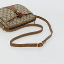 GUCCI GG Supreme Web Sherry Line Bag PVC Beige Gold 89 02 032 Auth 176224-7