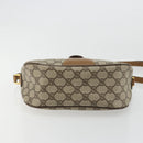 GUCCI GG Supreme Web Sherry Line Bag PVC Beige Gold 89 02 032 Auth 176224-5