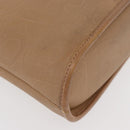 Christian Dior Trotter Canvas Hand Bag PVC Beige Gold Auth 176225-9