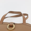 Christian Dior Trotter Canvas Hand Bag PVC Beige Gold Auth 176225-8