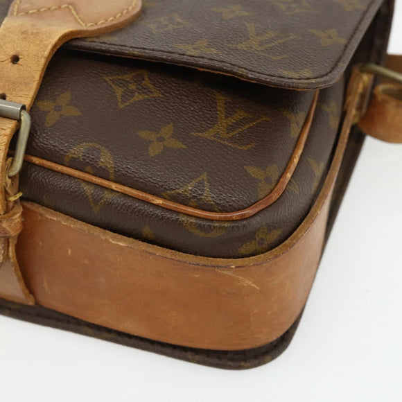 LOUIS VUITTON Monogram Cartouchiere MM Shoulder Bag Vintage M51253 Auth 176226