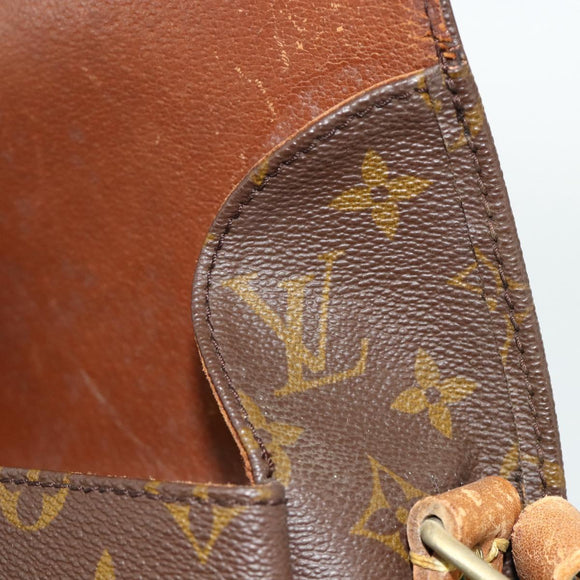 LOUIS VUITTON Monogram Cartouchiere MM Shoulder Bag Vintage M51253 Auth 176226
