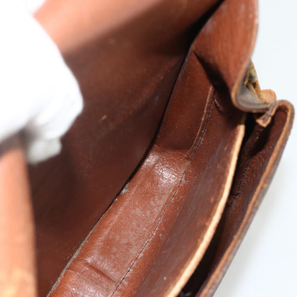 LOUIS VUITTON Monogram Cartouchiere MM Shoulder Bag Vintage M51253 Auth 176226