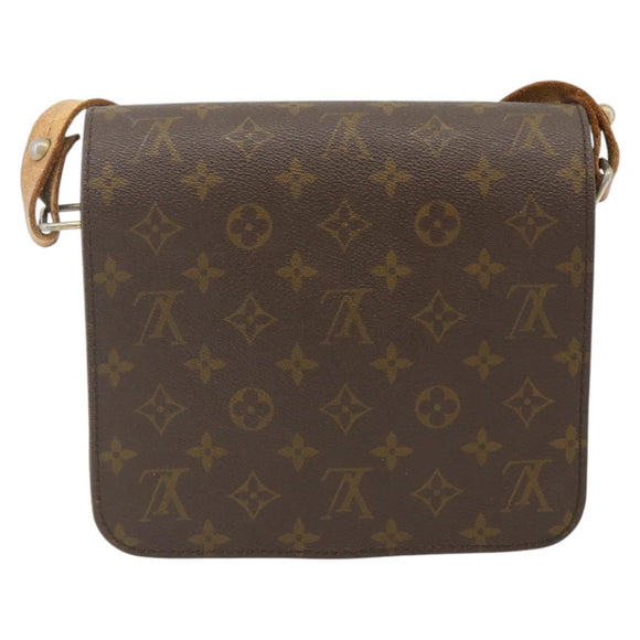 LOUIS VUITTON Monogram Cartouchiere MM Shoulder Bag Vintage M51253 Auth 176226