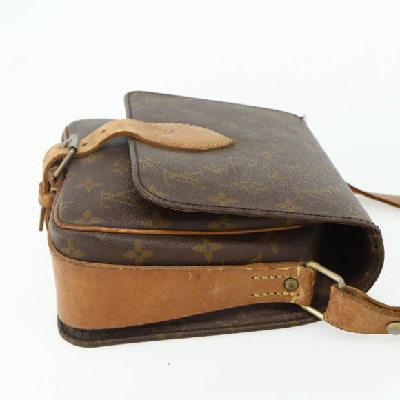 LOUIS VUITTON Monogram Cartouchiere MM Shoulder Bag Vintage M51253 Auth 176226