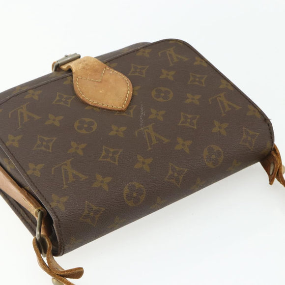 LOUIS VUITTON Monogram Cartouchiere MM Shoulder Bag Vintage M51253 Auth 176226
