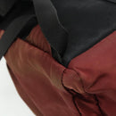 PRADA Backpack Nylon Red Silver Auth 176229-9