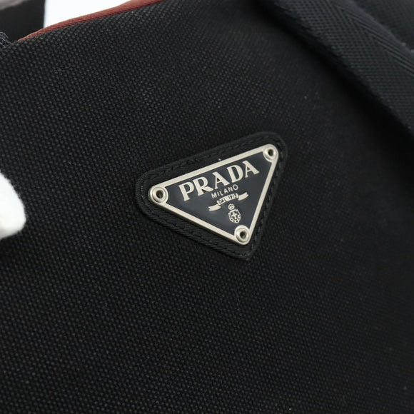 PRADA Backpack Nylon Red Silver Auth 176229