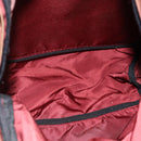 PRADA Backpack Nylon Red Silver Auth 176229-11