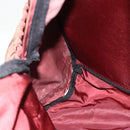 PRADA Backpack Nylon Red Silver Auth 176229-23