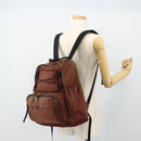 PRADA Backpack Nylon Red Silver Auth 176229-26