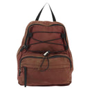 PRADA Backpack Nylon Red Silver Auth 176229-13
