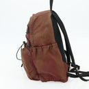 PRADA Backpack Nylon Red Silver Auth 176229-4