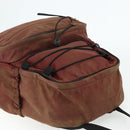 PRADA Backpack Nylon Red Silver Auth 176229-6