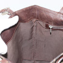 FENDI Zucca Canvas Tote Bag Black Brown Auth 176230-21