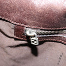 FENDI Zucca Canvas Tote Bag Black Brown Auth 176230-22