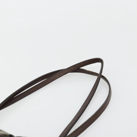 FENDI Zucca Canvas Tote Bag Black Brown Auth 176230