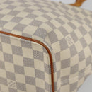 LOUIS VUITTON Damier Azur Saleya MM Tote Bag N51185 LV Auth 176240-14