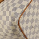 LOUIS VUITTON Damier Azur Saleya MM Tote Bag N51185 LV Auth 176240-9