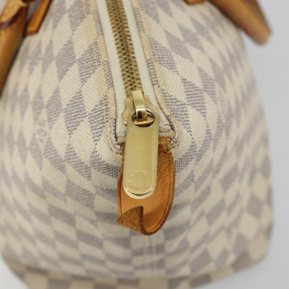 LOUIS VUITTON Damier Azur Saleya MM Tote Bag N51185 LV Auth 176240