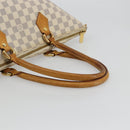 LOUIS VUITTON Damier Azur Saleya MM Tote Bag N51185 LV Auth 176240-7