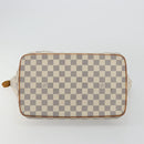 LOUIS VUITTON Damier Azur Saleya MM Tote Bag N51185 LV Auth 176240-5