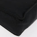 CHANEL Hand Bag Nylon Black Silver CC Auth 176247-16