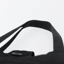 CHANEL Hand Bag Nylon Black Silver CC Auth 176247-8