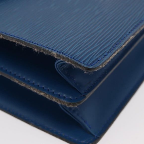 LOUIS VUITTON Epi Concorde Hand Bag Blue M52135 LV Auth 176249