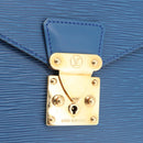 LOUIS VUITTON Epi Concorde Hand Bag Blue M52135 LV Auth 176249-17