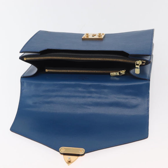 LOUIS VUITTON Epi Concorde Hand Bag Blue M52135 LV Auth 176249