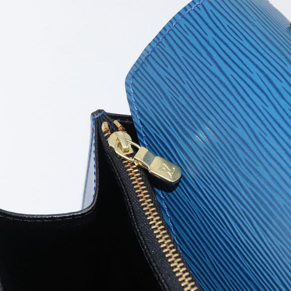 LOUIS VUITTON Epi Concorde Hand Bag Blue M52135 LV Auth 176249