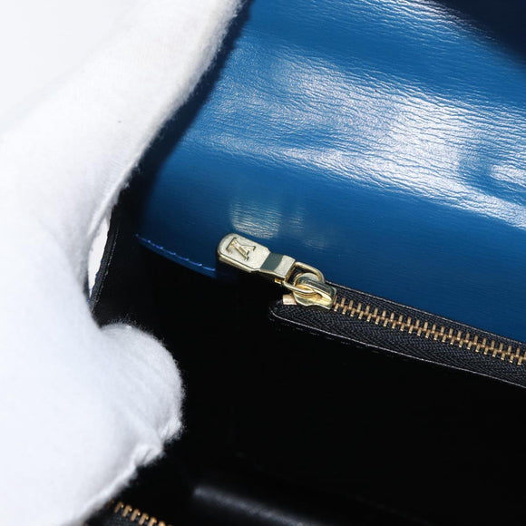 LOUIS VUITTON Epi Concorde Hand Bag Blue M52135 LV Auth 176249