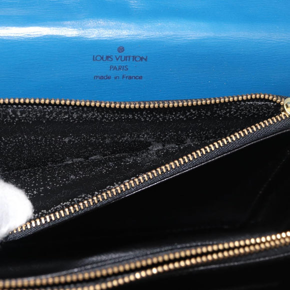 LOUIS VUITTON Epi Concorde Hand Bag Blue M52135 LV Auth 176249