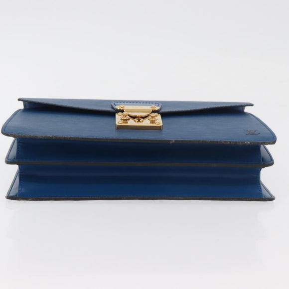 LOUIS VUITTON Epi Concorde Hand Bag Blue M52135 LV Auth 176249