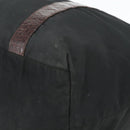 PRADA Boston Bag Nylon Black Gold Auth 176251-9