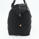 PRADA Boston Bag Nylon Black Gold Auth 176251-3