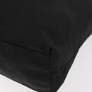 PRADA Robot Tote Bag Nylon Black Silver Auth 176252-16