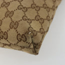 GUCCI GG Canvas Shoulder Bag Beige Gold 388924 Auth 176257-9