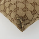 GUCCI GG Canvas Shoulder Bag Beige Gold 388924 Auth 176257-14