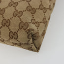 GUCCI GG Canvas Shoulder Bag Beige Gold 388924 Auth 176257-15